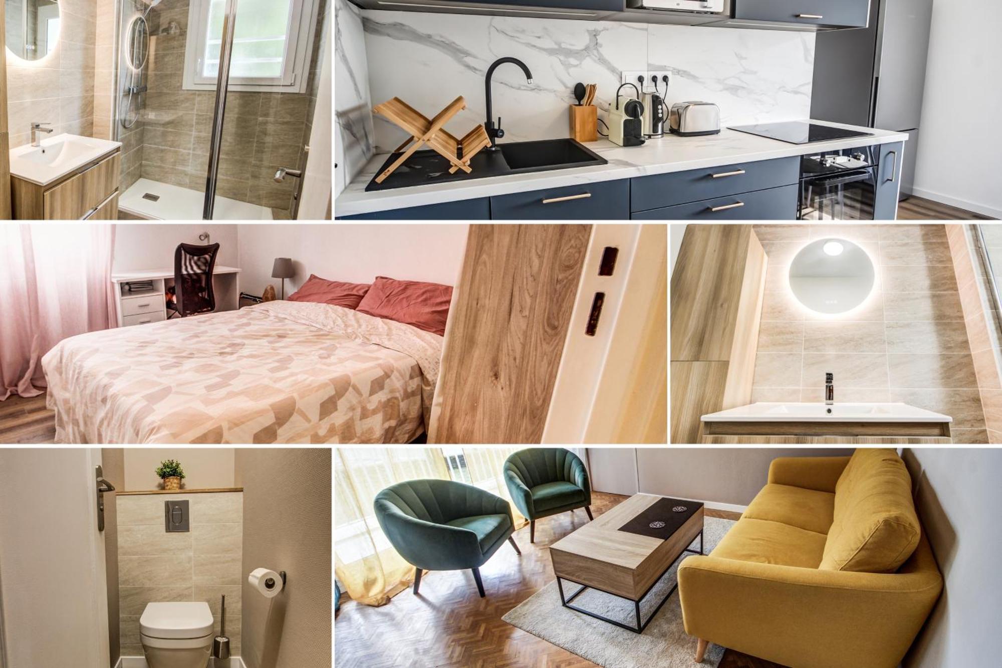 Suite T5 Rennes Gare - Parking Prive Gratuit Exteriér fotografie